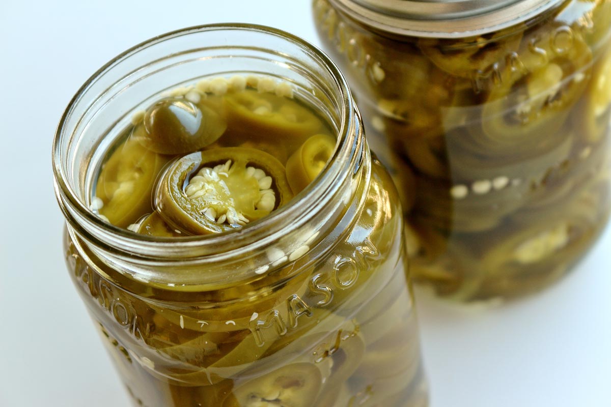 Sliced jalapeños
