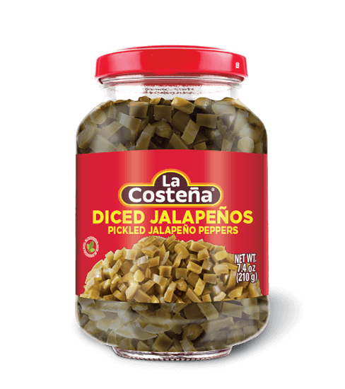 Diced jalapeños